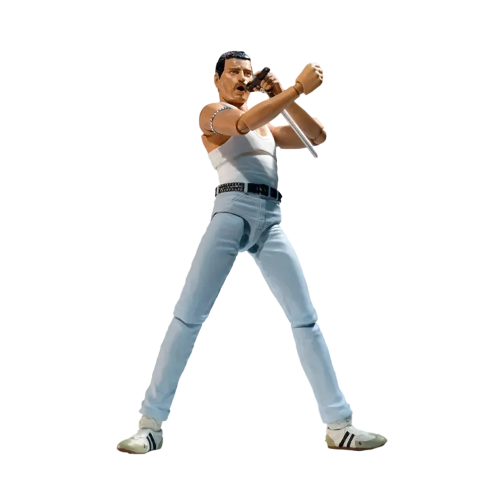 BANDAI "S.H.Figuarts" Freddie Mercury Live Aid Ver.