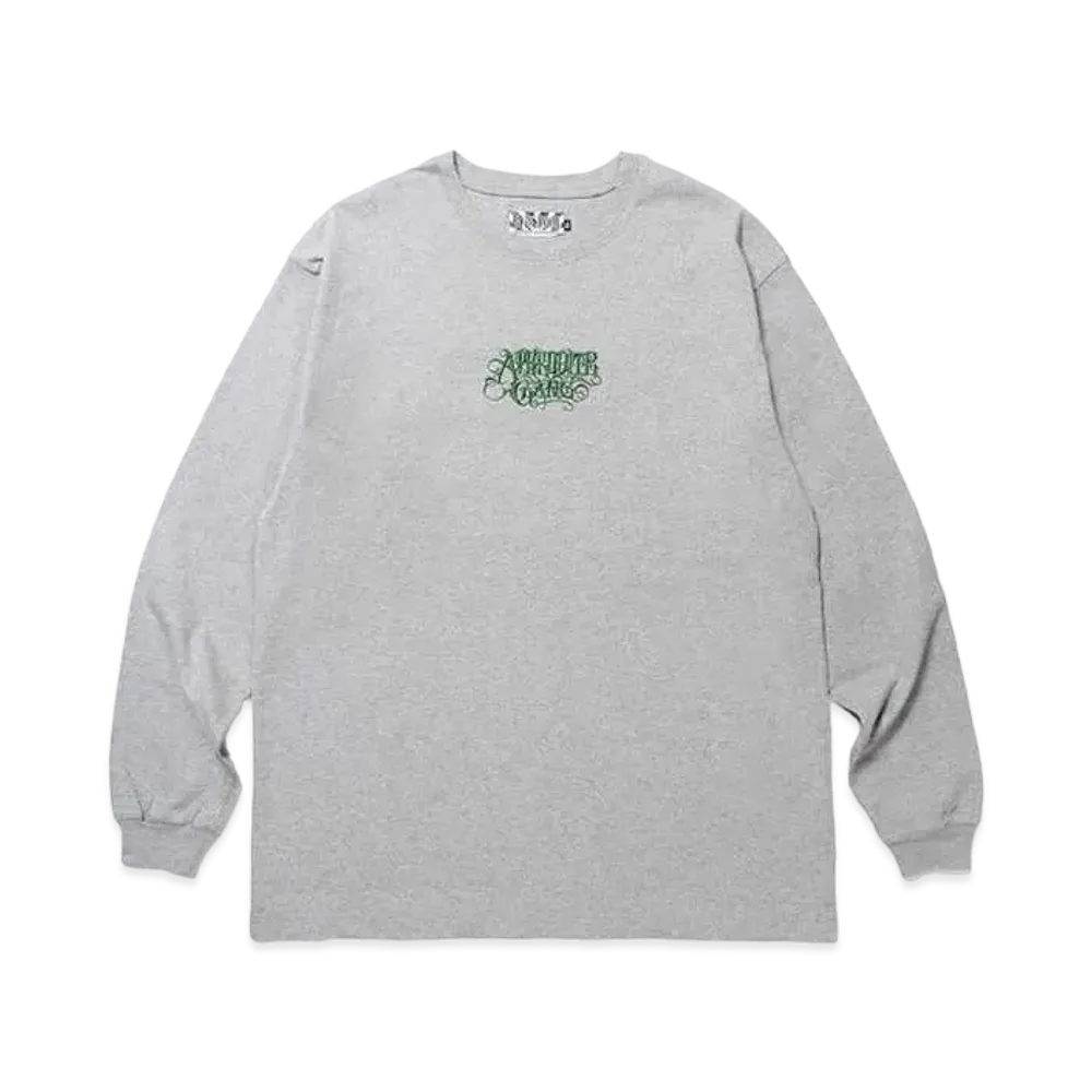 APHRODITEGANG Classic Logo L/S Tee Gray "Green"