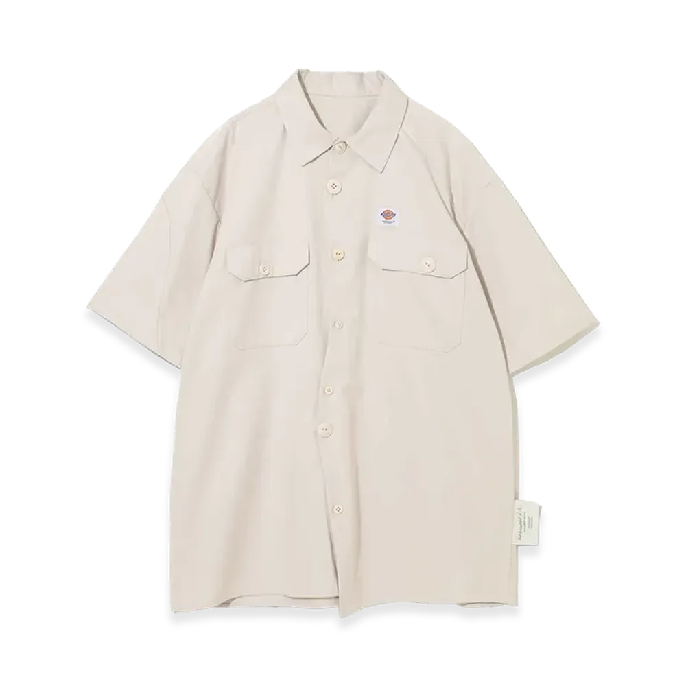 UNDERCOVER x Dickies Polyester Cotton Work Shirt "L.G.Beige"