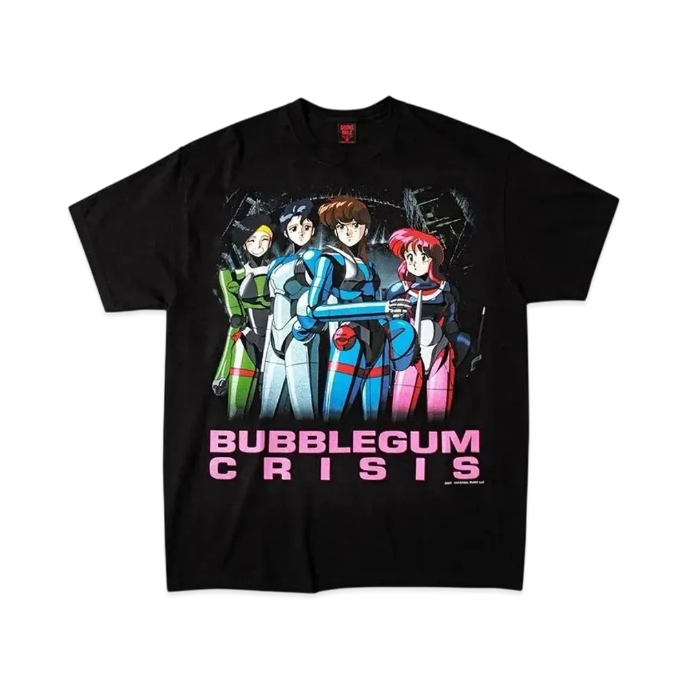 Geeks Rule x BUBBLEGUM CRISIS 15 Silkscreen Printing T Shirt "Black"