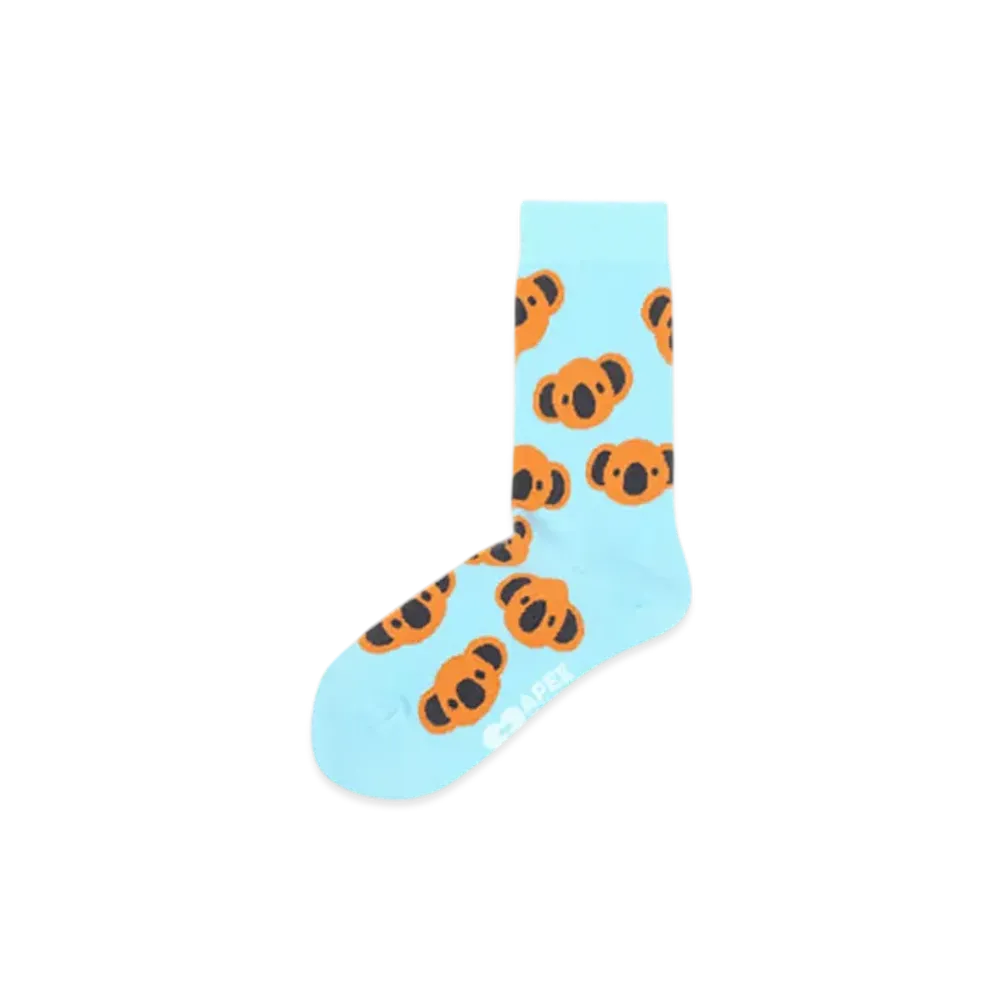 A BATHING APE APEE Baby Core Intarsia Socks #2 "Blue"