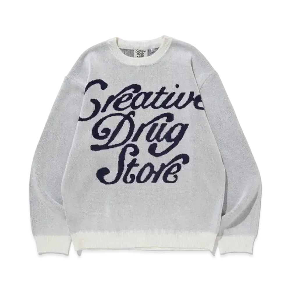 creative drug store CDS x VERDY Knit "White"