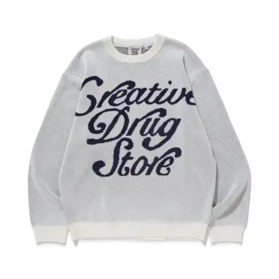 creative drug store CDS x VERDY Knit "White"