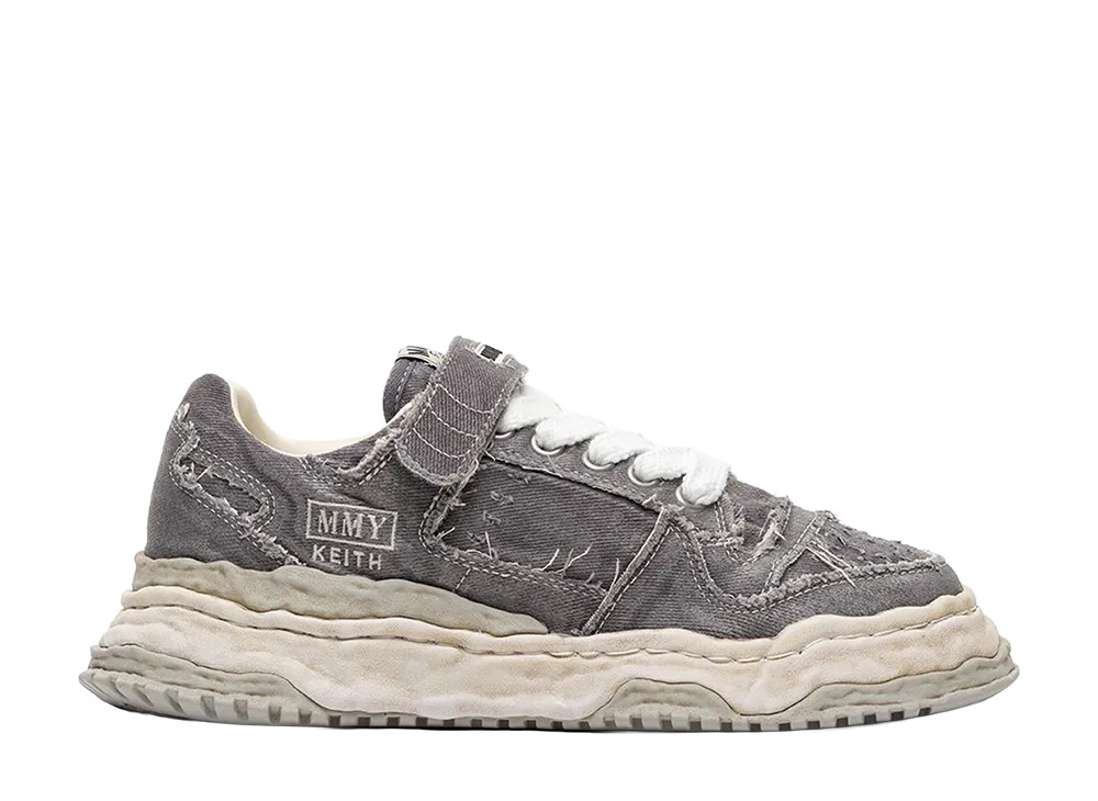 Maison MIHARA YASUHIRO KEITH OG Sole Brushed Twill Low-top Sneakers "Gray"