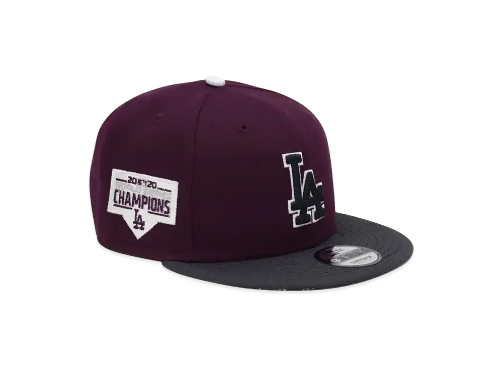 NEW ERA x THE CAP 9Fifty Paisley Block Los Angeles Dodgers "Maroon/Graphite"