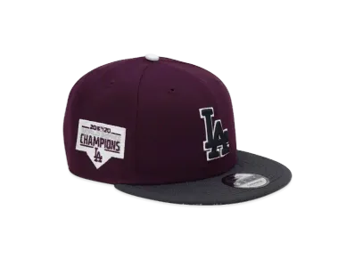 NEW ERA x THE CAP 9Fifty Paisley Block Los Angeles Dodgers "Maroon/Graphite"
