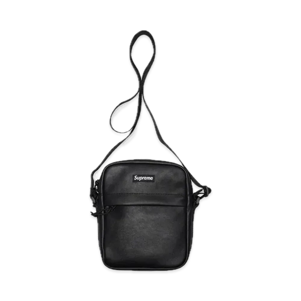 Supreme Leather Shoulder Bag "Black" (24FW)