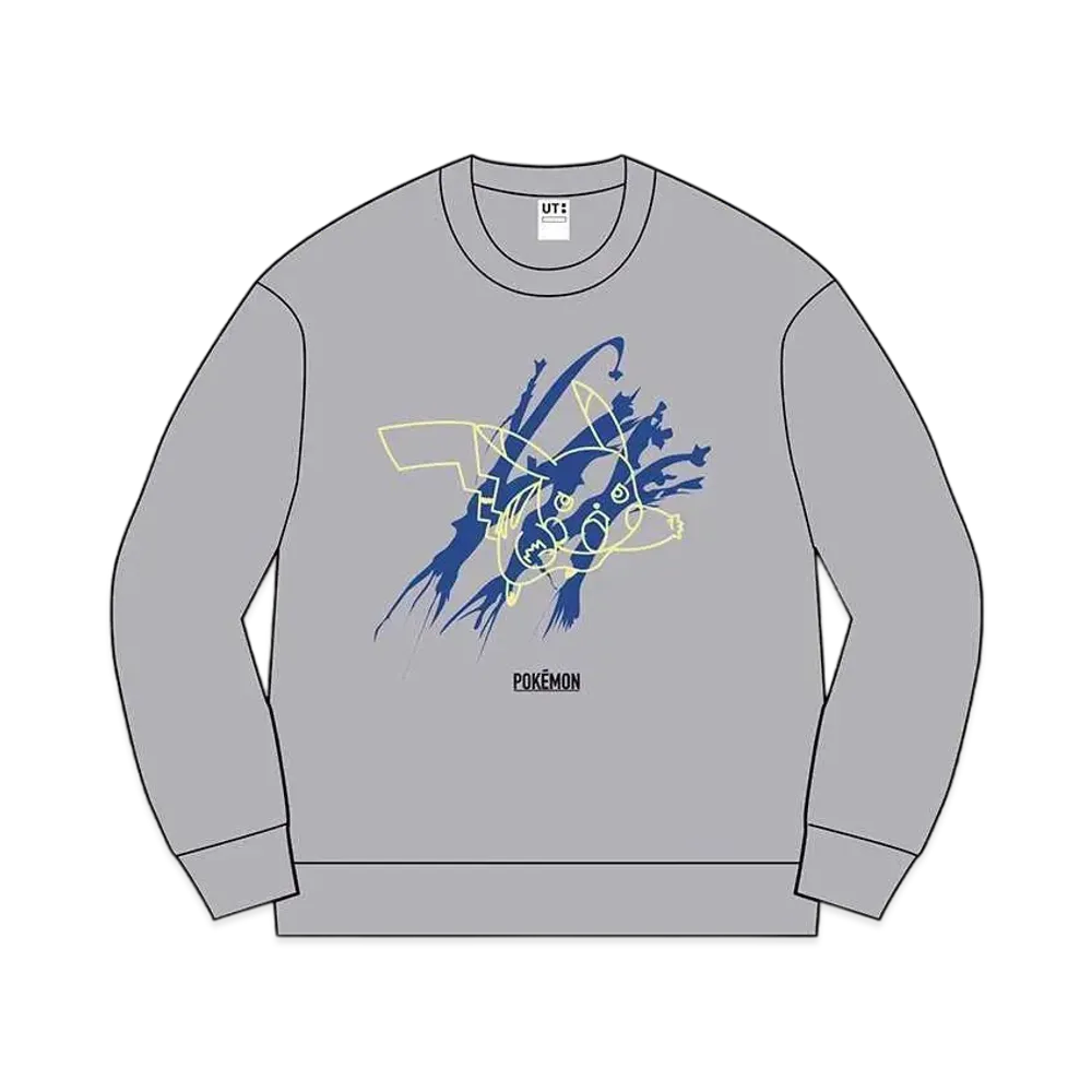 Uniqlo Pokemon Meets Artist Sweat Shirt "Gray"