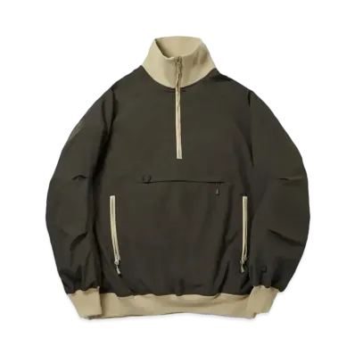 DAIWA PIER39 24SS Tech Halfzip Stand Jacket "Dark Olive"