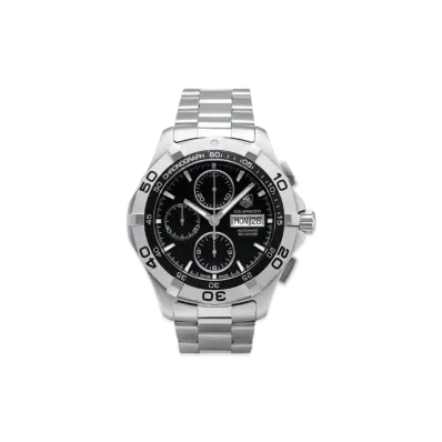 TAG Heuer Aquaracer Chronograph Day-Date "Black/Stainless Steel"