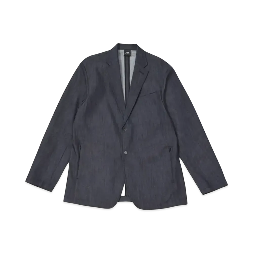 New Balance MET24 Denim Single Jacket "Mood Indigo"