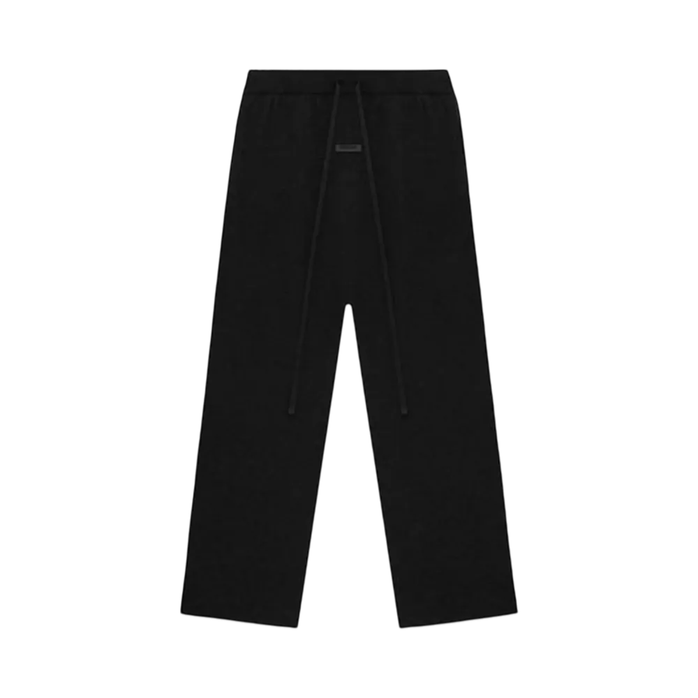 FEAR OF GOD Essentials Women's Waffle Relaxed Pant "Black"