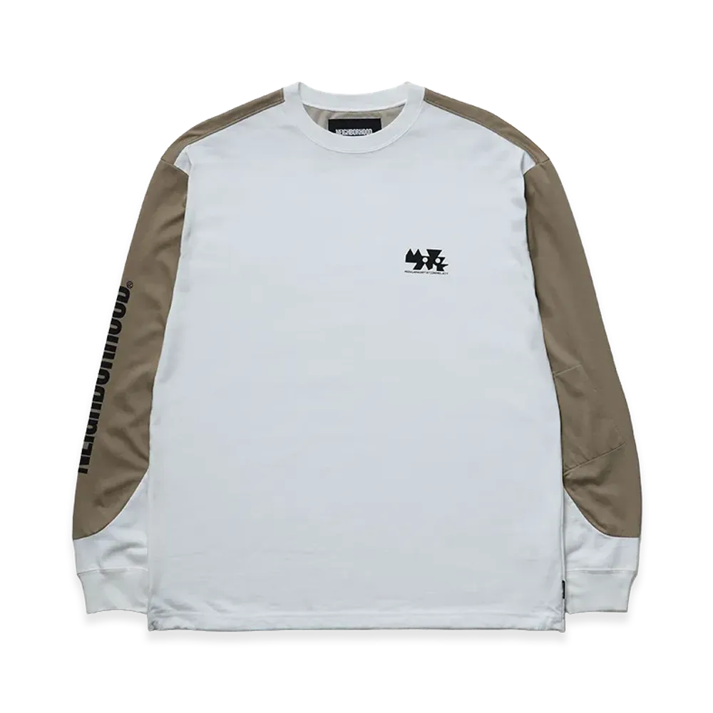 NEIGHBORHOOD Map . Crewneck LS-1 "White"