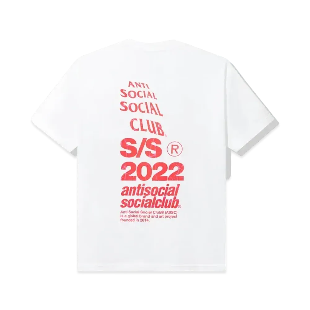 ANTI SOCIAL SOCIAL CLUB SS22 Link In Bio Tee "White"