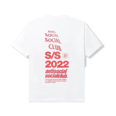 ANTI SOCIAL SOCIAL CLUB SS22 Link In Bio Tee "White"