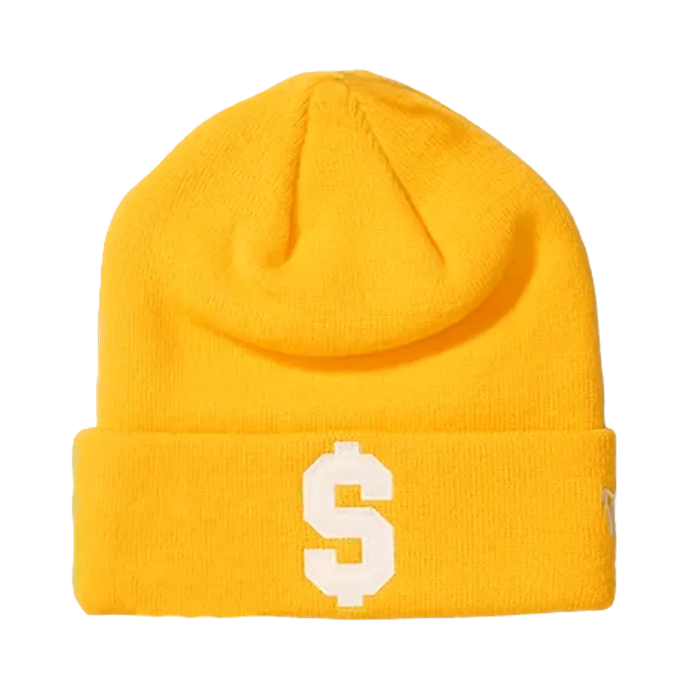 Supreme New Era $ Beanie "Gold"