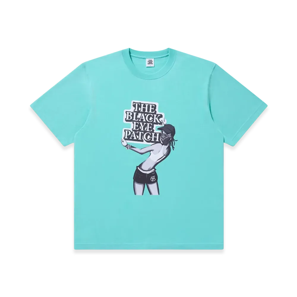 BlackEyePatch Og Label Work Girl Tee "Mint Green"