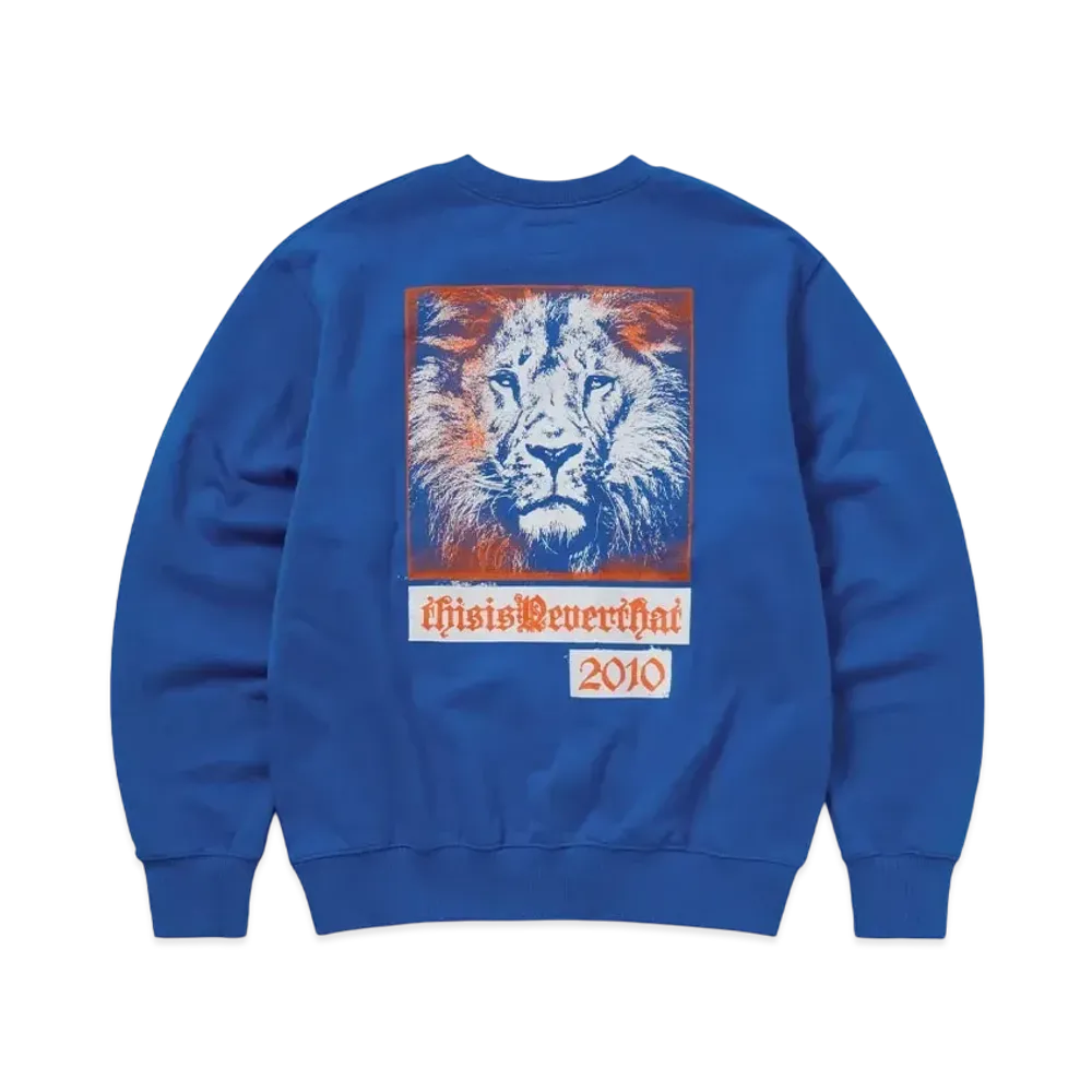 thisisneverthat Lion 2010 Crewneck "Blue"