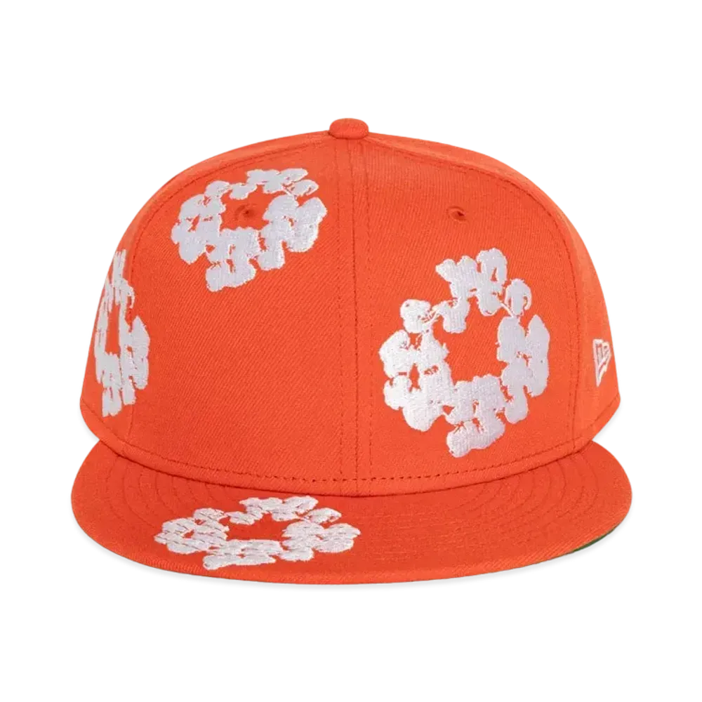 NEW ERA x Denim Tears Cotton Wreath 59/50 "Orange"