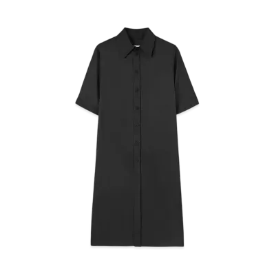 Jil Sander Women's Silk Blend Shirt "Black"