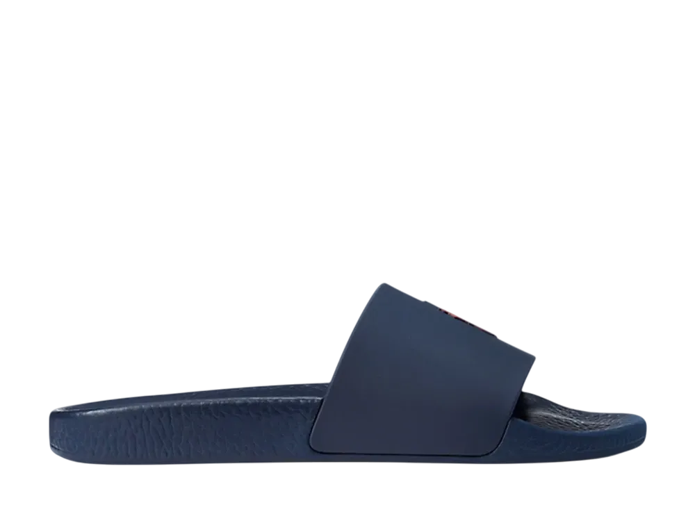 Polo Ralph Lauren Signature Pony Slide "Navy/Red"