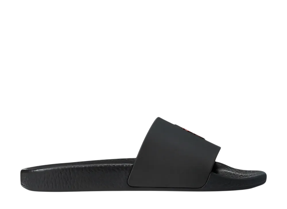 Polo Ralph Lauren Signature Pony Slide "Black/Red PP"