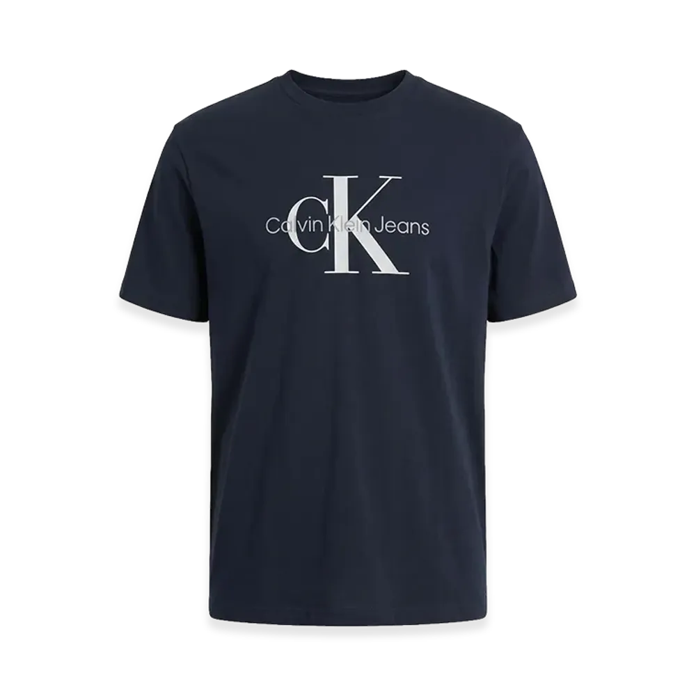 Calvin Klein Short Sleeve Monogram Logo T-Shirt "Navy"