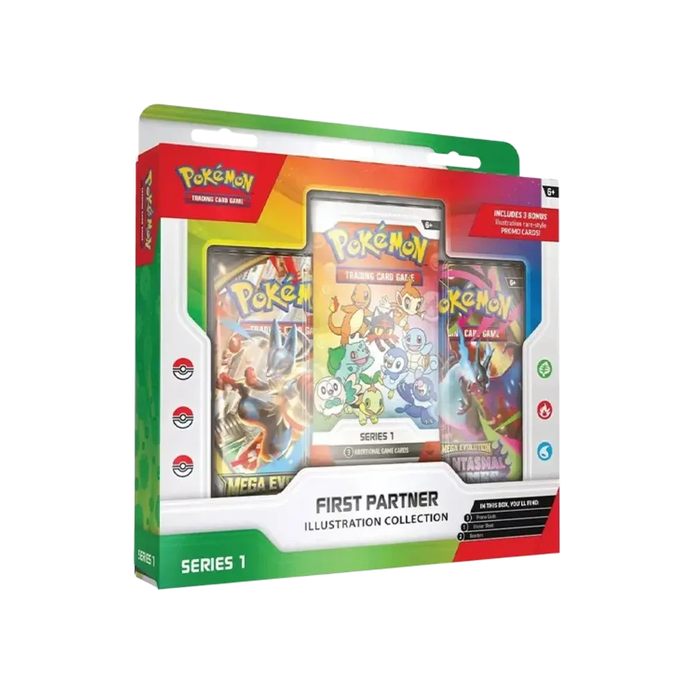 ポケモンカードゲームMEGA(英語版)メガエボリューション「ファーストパートナー イラストレーション コレクション シリーズ1」