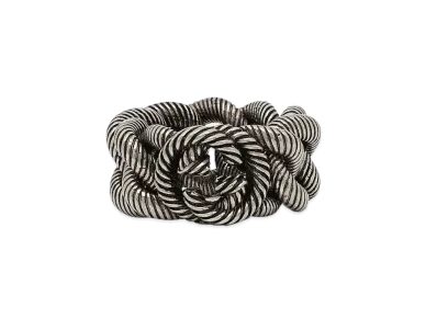 GUCCI Men's Interlocking G Silver Ring "Silver"