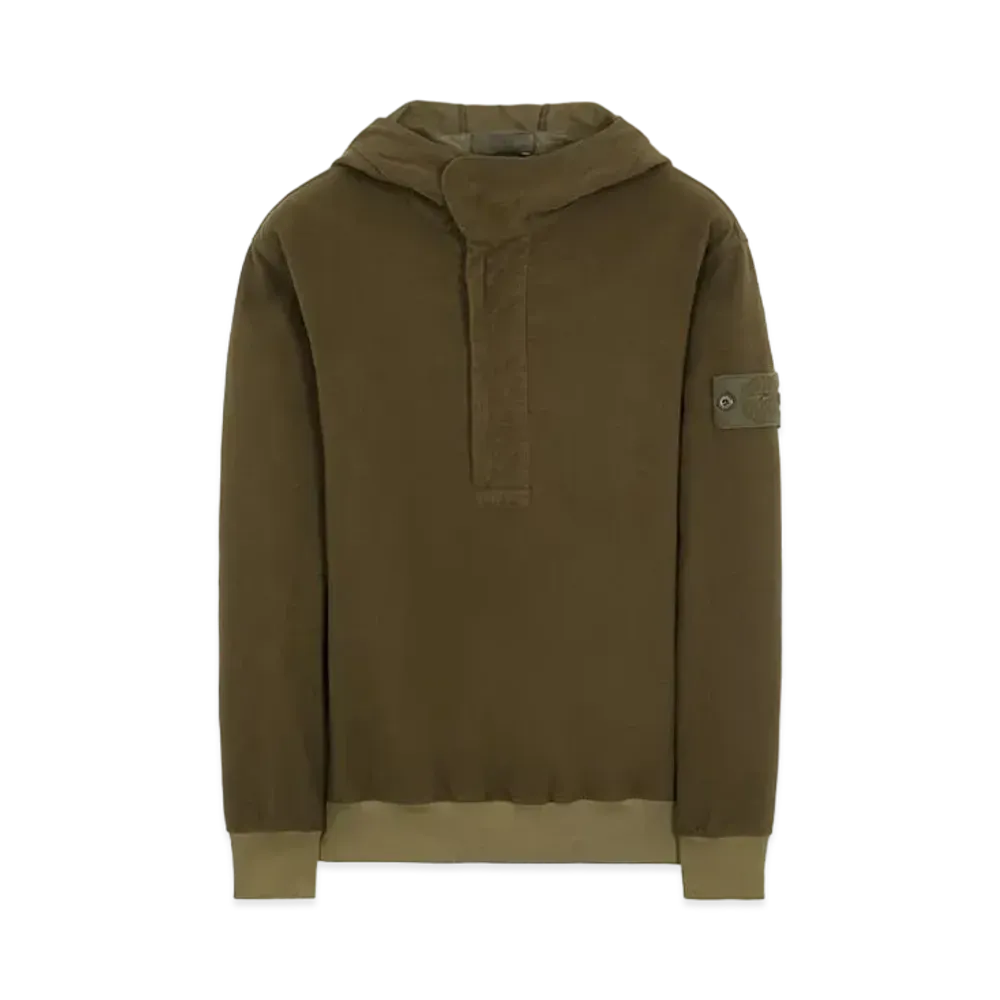 Stone Island 667F3 COTTON NYLON MOLESKIN-TC_GHOST PIECE "Sage Green"