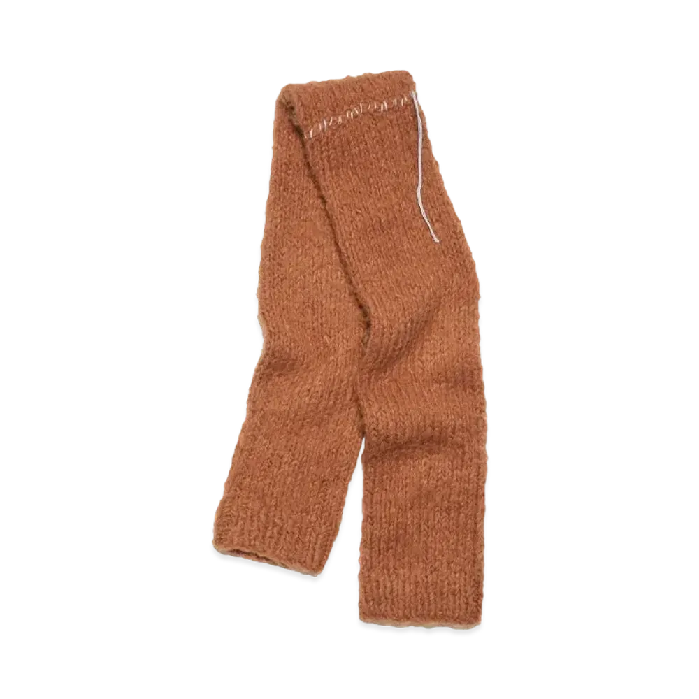 Acne Studios Alpaca Blend Sleeve Scarf "Ginger Brown"