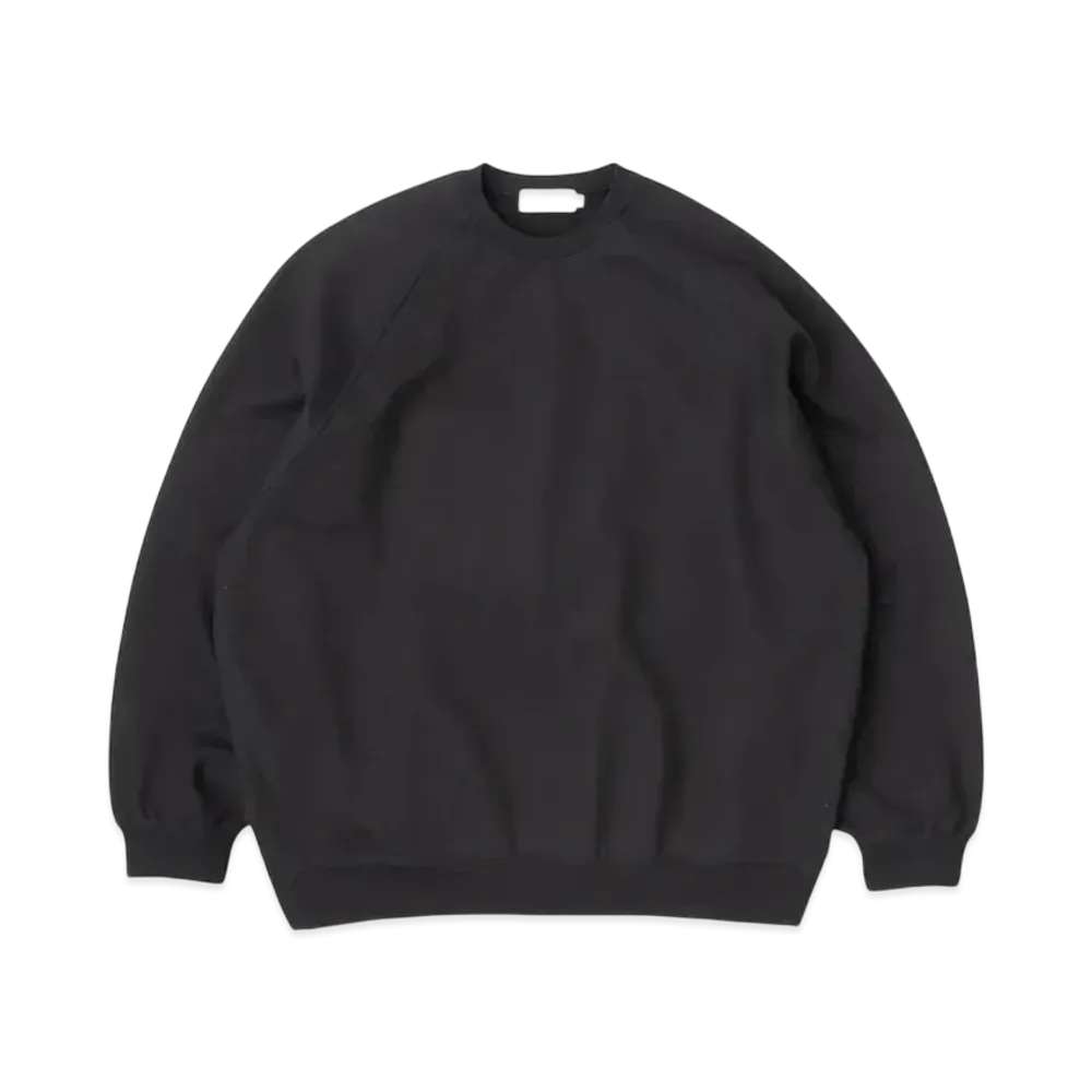 Graphpaper Loopwheeler For Graphpaper Raglan Sweat "Black"