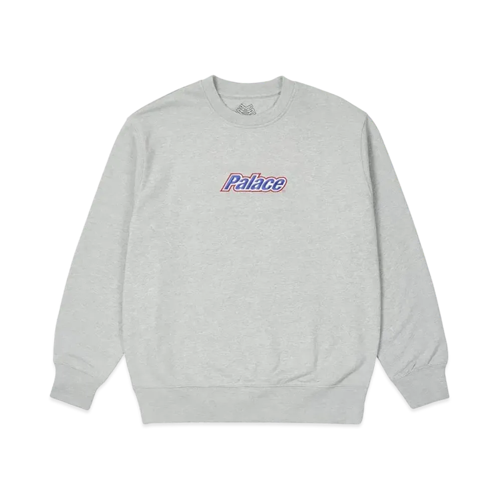 PALACE CURRENT CREW "Light Grey Marl"