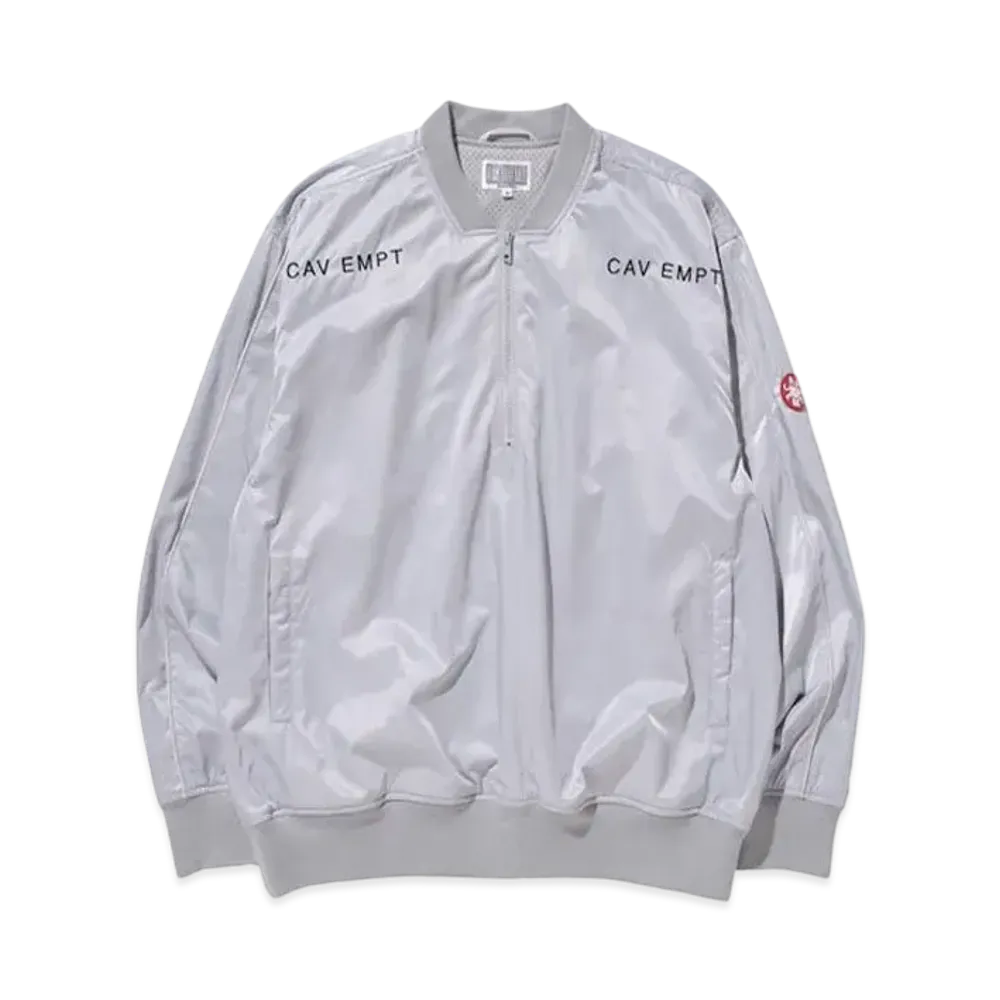 Cav Empt (C.E) HALF ZIP TRAINING JACKET "Grey"