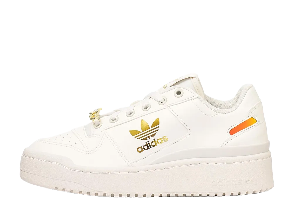 adidas Women's Forum Bold J "Off White/Gold"