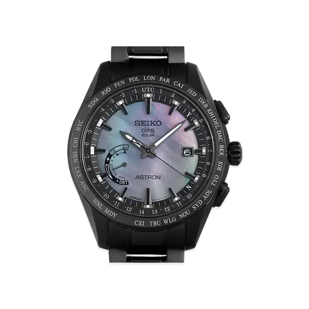 SEIKO Astron 8X World Time 2016 Limited Edition Limited to 3500 Worldwide "Black" SBXB091