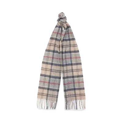 Barbour Wool / Cashmere Tartan Scarf "Gray"