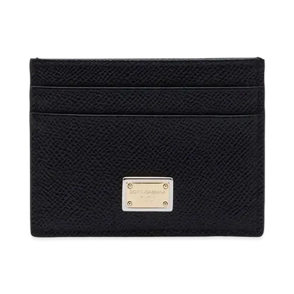 Dolce&Gabbana Credit Card Holder Calfskin "Black"