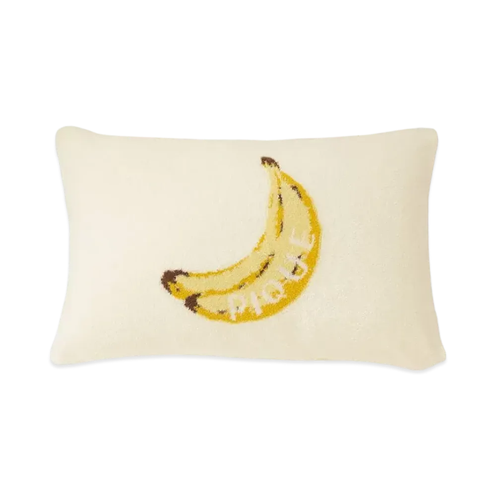 GELATO PIQUE Sleep Smoothie Fruit Jacquard Pillowcase "Yellow"