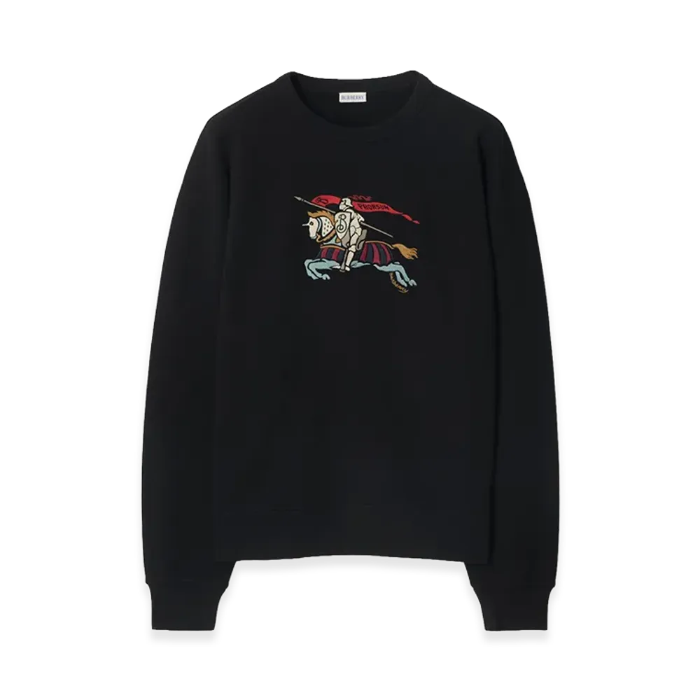 Burberry EKD Cotton Sweatshirt "Black"