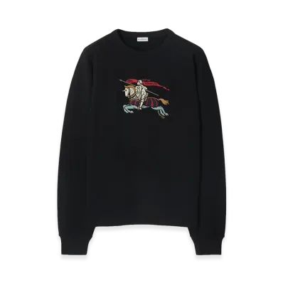 Burberry EKD Cotton Sweatshirt "Black"