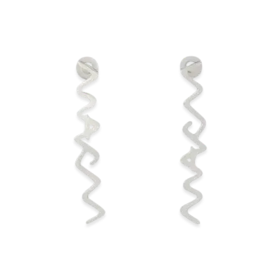 Marni Metal Marni Symbol Drop Earrings "Palladium"
