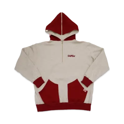 SAPEur SAILOR HOODIE "Red Oatmeal"