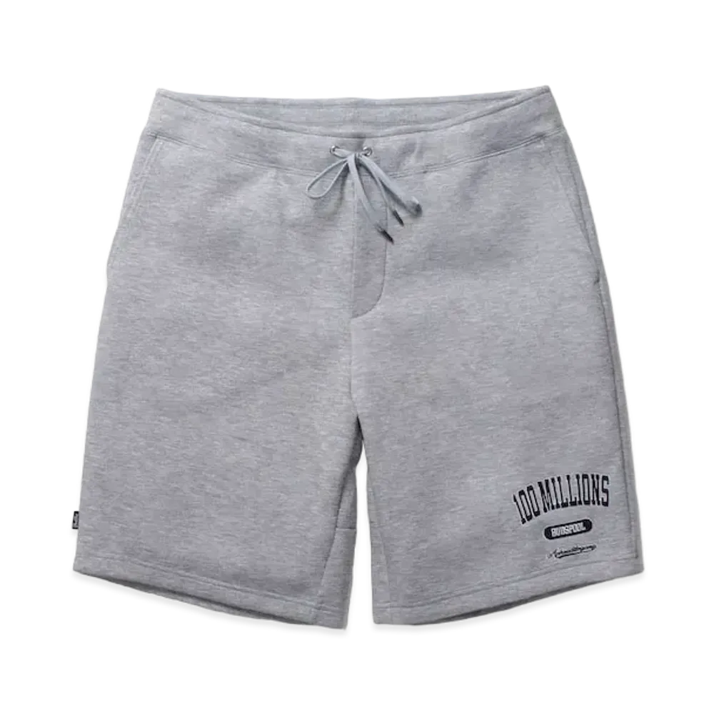 APHRODITEGANG Bud Spool 100MILLIONS Sweat Short Pants "Grey/Black"