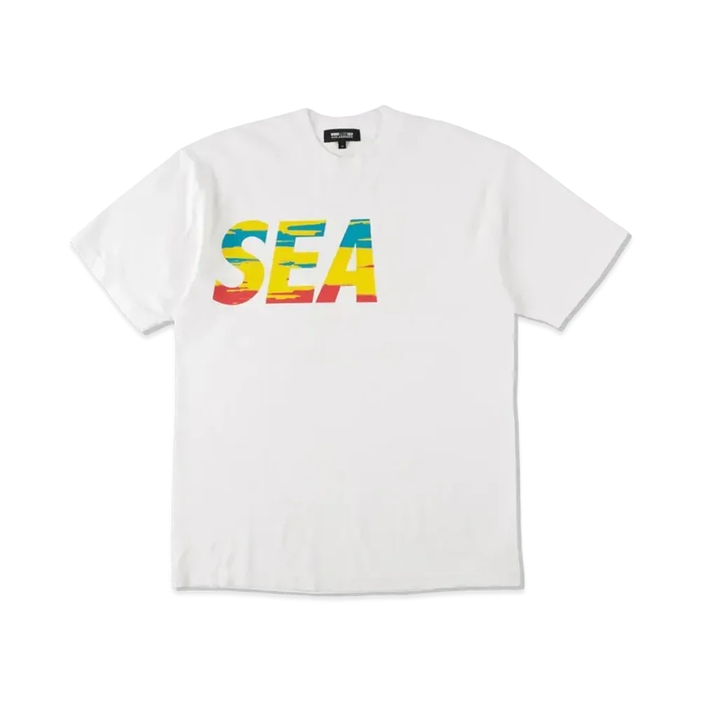 WIND AND SEA x VIOLA&ROSES (TROPICAL-FLOWER) T-Shirt "White"