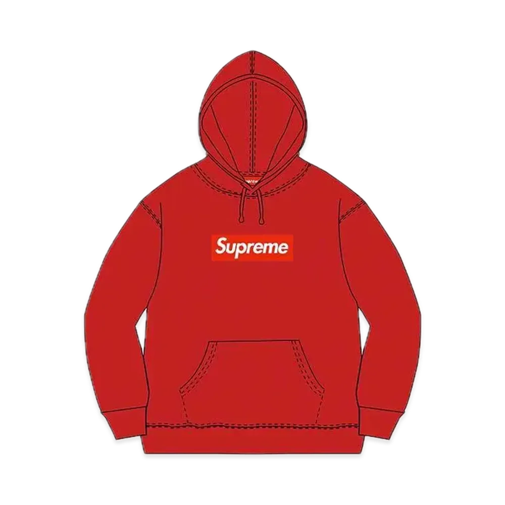 Supreme Box Logo Hooded Sweatshirt "Red" (10FW)