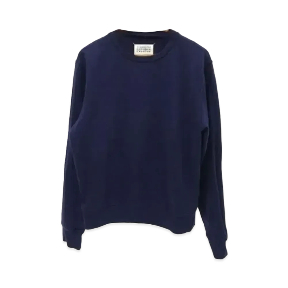 Maison Margiela Elbow Patch Sweat Shirt "Navy"