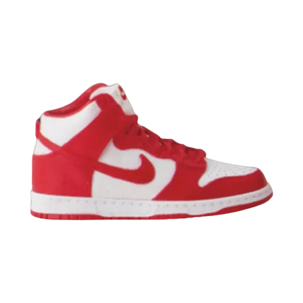 PREMIUM BANDAI × NIKE DUNK HIGH miniature collection St.John's "Red/White" (48mm×25mm)