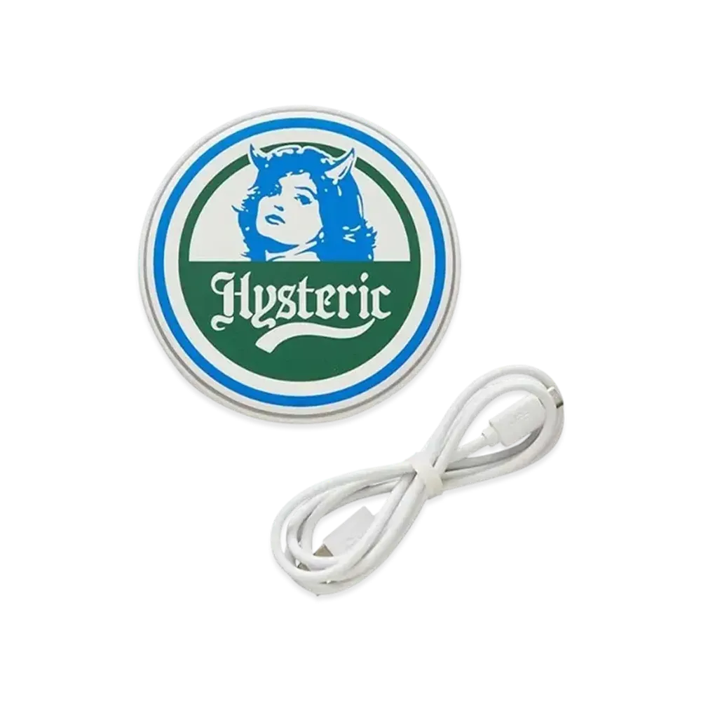 HYSTERIC GLAMOUR Hysteric Dry Wireless Mobile Charger "White"