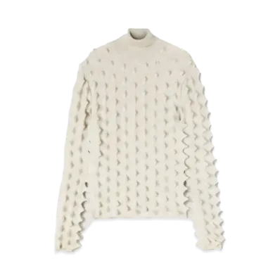 AMBUSH Spikes Turtleneck "Light Grey"